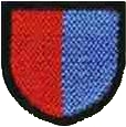Gradabzeichen Ranger rot-blaues Gradabzeichen Pfadfinder Ranger